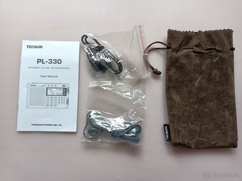 Přenosný přijímač, SSB, DSP - Tecsun PL-330. Nový. - 2