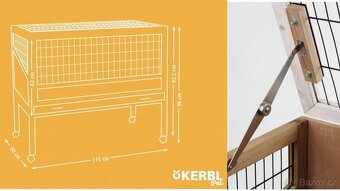 Klec pro hlodavce 115cm s příslušenstvím - 2