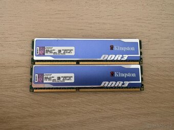 Paměti DDR3 HyperX Blu 2x4 GB 1600 MHz CL9 XMP - 2