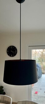 Set lampa + závěsné světlo černá - 2