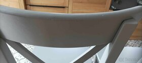 Šedé židle INGOLF IKEA 4 ks - 2