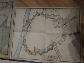 Mapový obraz Malé Strany a Strahov-Václav Hollar - 2