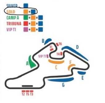 Moto GP 2025 Přírodní - GOLD - 2