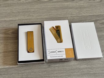 Ledger Nano X peněženka Cold crypto Hardware wallet gold - 2