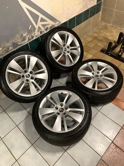 Alu kola Škoda R18 5X112 ZIMNÍ PNEU 235/45 R18 ZENITH - 2