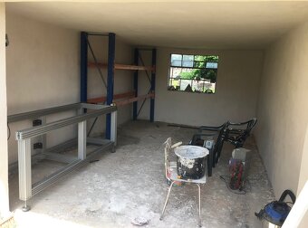 Hlinikový ponk a paletový regál - 2