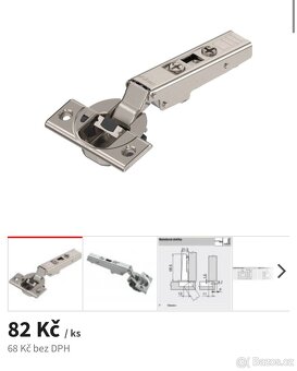 Panty Nábytkový závěs CLIP top 71B3550 naložený s tlumením - 2