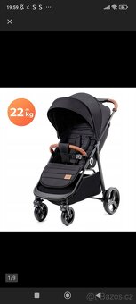 Sportovní kočárek Kinderkraft černý - 2