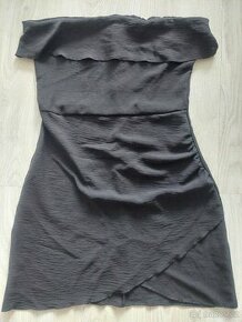 Mini šaty bez ramínek, vel. M - 2