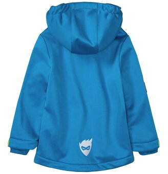 ☘️ SOFTSHELLOVÁ BUNDA tyrkysová modrá vel. 122/128 - 2