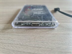 32Gb SSD + průhledný box 2,5 SATA USB 3 nový (balíkovna30kc) - 2