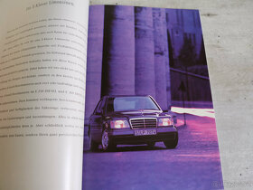 Prospekt Mercedes-Benz E W124, 52 stran, německy 1994 - 2