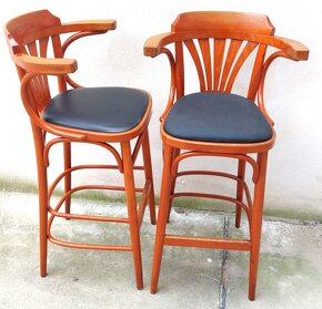 Barová židle Ton s polstrováním - 2