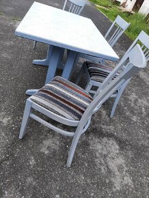 47x židle a stoly do restaurace buk masiv - 2