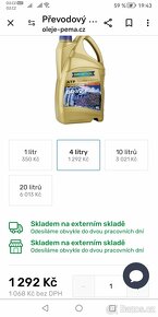 Olej do automatické prevodovky - 2
