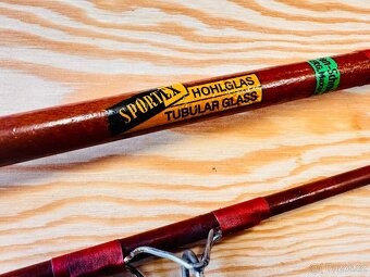 RETRO PRUT SPORTEX HOHLGLAS TUBULAR GLASS / 2,45 M / 75 G - 2