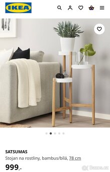 Stojan na květiny SATSUMAS Ikea - 2