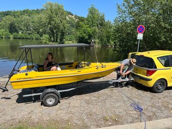 Motorový člun FINNSPORT a lodní přívěs - ELEKTROMOTOR - 2