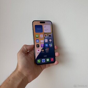 APPLE IPHONE 15 PRO MAX 256GB-PŘÍRODNÍ TITAN,BATERIE 100% - 2