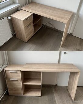 Zánovní psací stůl - rohový či podélný - volitelné - 2