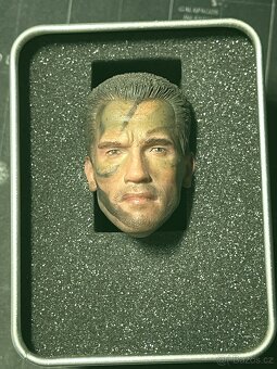 Predator 3x hlava Dutche na figurku 1/6 - A.Schwarzenegger - 2