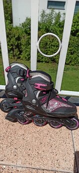 Rostoucí dětské in-line brusle (vel.33-37) - 2