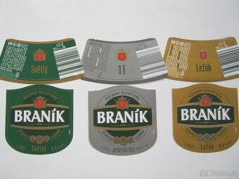 100ks 2007-2025 pivní etikety Praha Braník Staropramen - 2