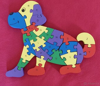 3x dřevěné puzzle - 2