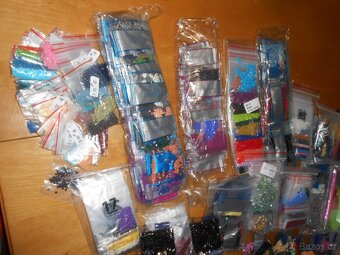 Sady flitrů na obrázky - nové + načaté + 3kusy obrázky-foto - 2