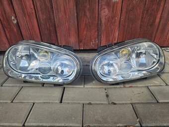 Přední originál světla VW Golf 4 "SKLENĚNÉ" - 2