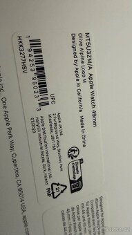 Řemínek apple watch ultra 49mm Alpine loop olive - 2