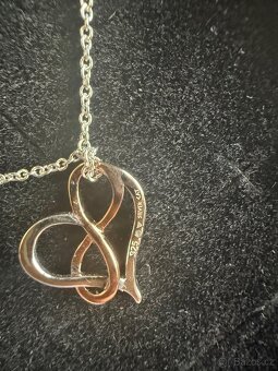 Silver Cat bicolor náhrdelník stříbro - 2