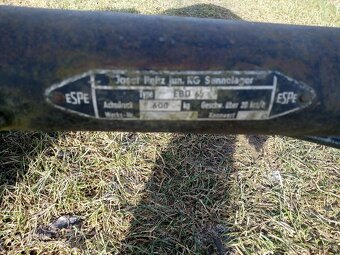 Bržděná náprava - 2