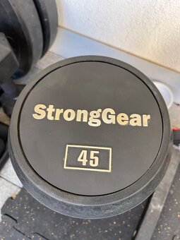 Jednoruční činka Stronggear - 45kg - 2