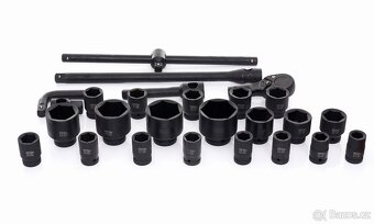 Nástrčné rázové hlavice 3/4" 6-ti hran 26 ks - 2