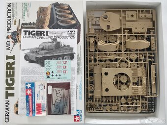 Tank TIGER I - obě verze + lepty 1:35 - 2