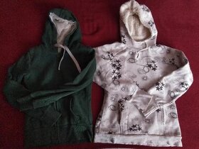 TEPLÁ MIKINA S KOŽÍŠKEM, H&M, VEL.164 - 2