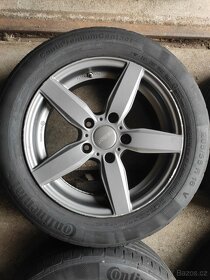 Sada kol 5x120 R16 BMW Dezent, Continental Sportcontact 4mm - 2