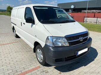 Toyota HiAce 2,5 TD D4D, r.v. 2012, koupeno v ČR, 1. majitel - 2