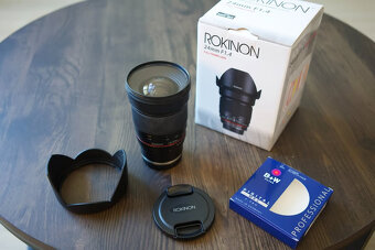 Rokinon 24mm f/1.4 ED AS IF UMC pro Sony E Mount w/ B+W - 2