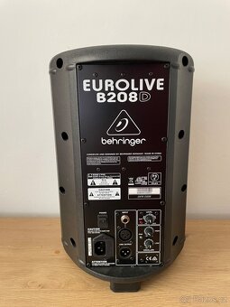 Behringer B208D BK Aktivní širokopásmový reproduktor - 2