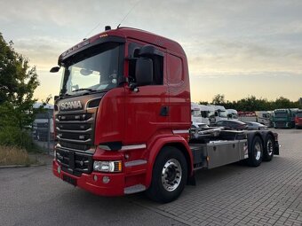 Scania R730 V 8 Hakovy nosič Hyva 20.57 - 2