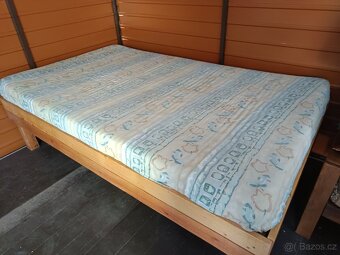 Postel 120 cm s roštem a matrací - 2