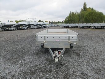 Bazarový brzděný přívěs TMD 2,7T B2 3,65x1,70/0,30 - 2