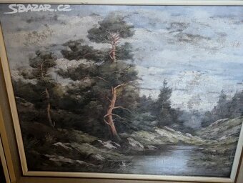 Starý obraz na plátně - 2