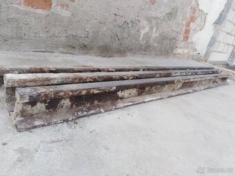 Prodám kolejnice, vhodné na překlad. - 2