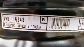 Plechové disky 16" na VW Golf V, Jetta, Touran... - 2