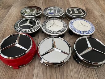 Středy ALU kol Mercedes benz 75mm - Sada 4ks - 2