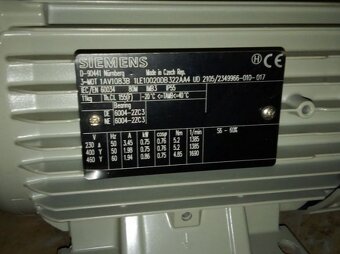 Elektromotor siemens Č9 - 2