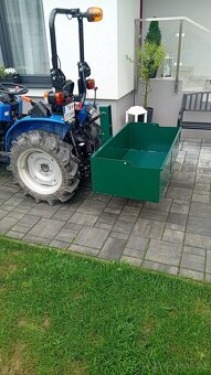 Transportní box manuálne sklápateľný za malotraktor - 2